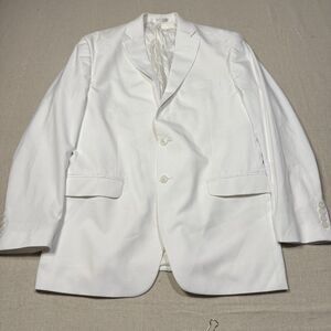 Lauren Ralph Lauren Men's Classic-Fit Linen Sport Coat White 42R Men’s Suit